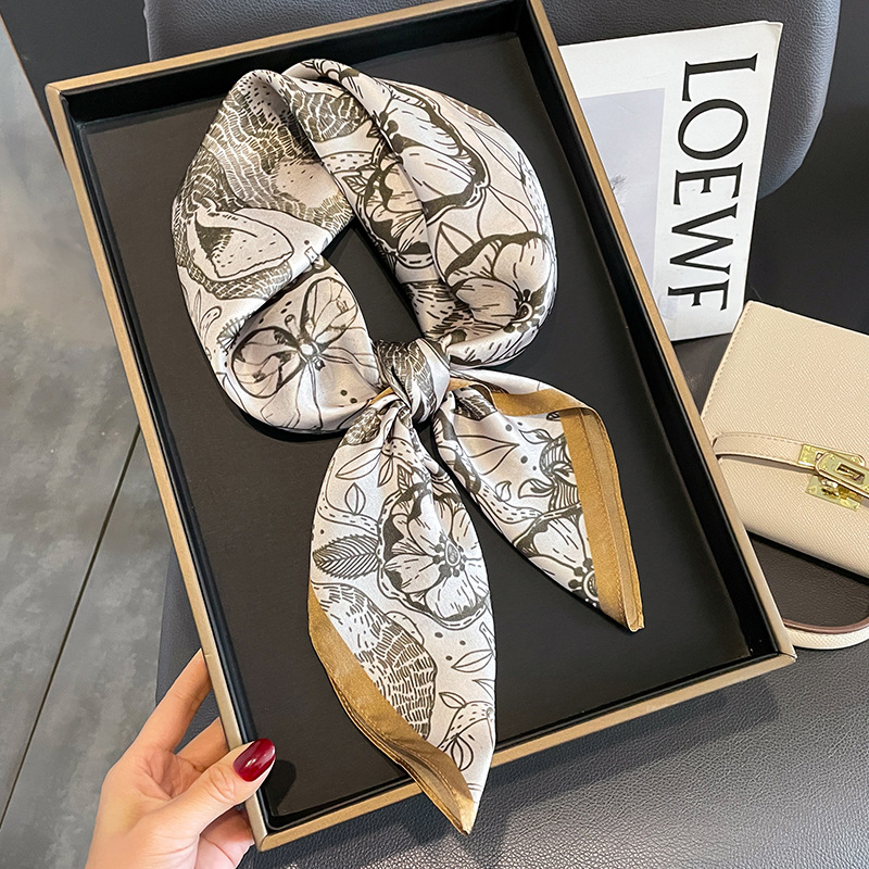 Luxury Brand 100% Real Silk Sq - Luxury Skincare Headband recension och pris