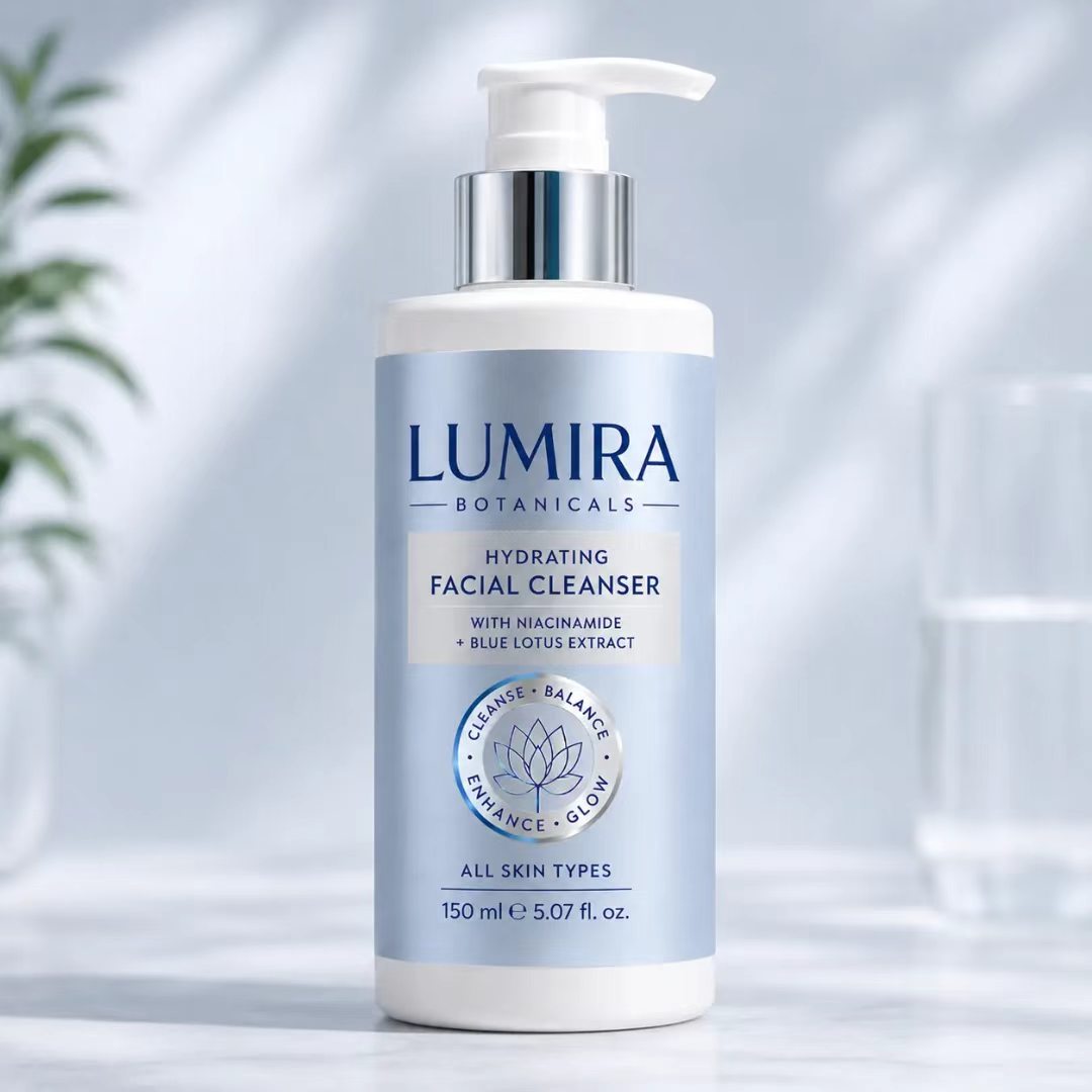 Custom Luxury Blue/Silver Foil - Luxury Skincare Cleanser recension och pris