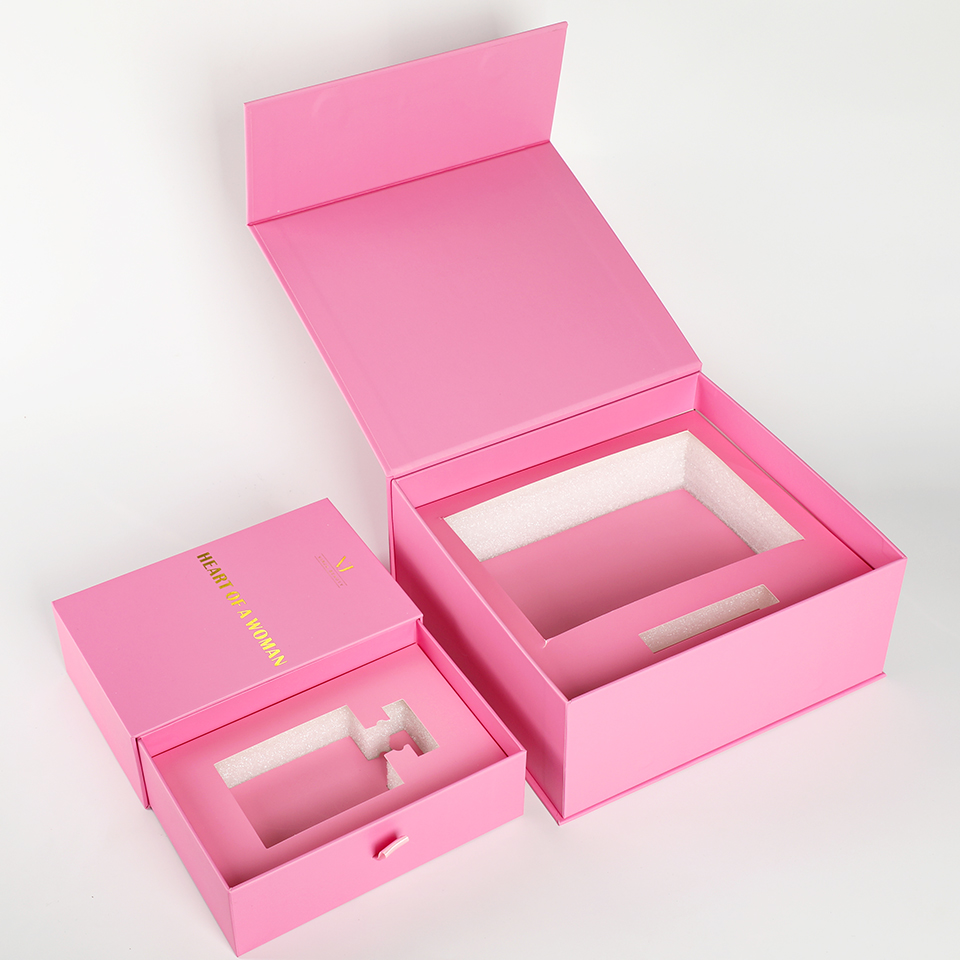 Custom Luxury Pink With Paper  - Luxury Skincare Christmas Gifts recension och pris