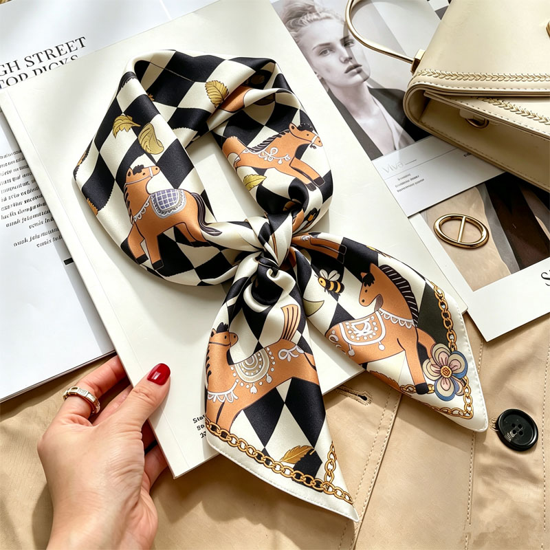 Ladies Handkerchiefs Hair Silk - Luxury Skincare Headband recension och pris