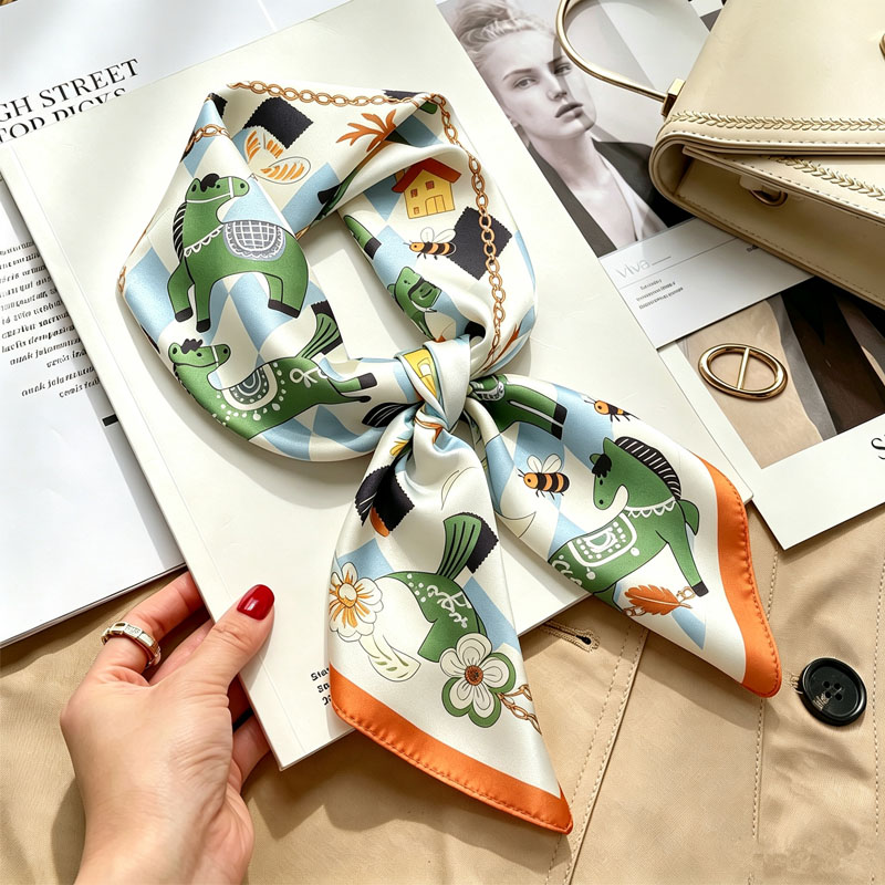 Ladies Handkerchiefs Hair Silk - Luxury Skincare Headband recension och pris