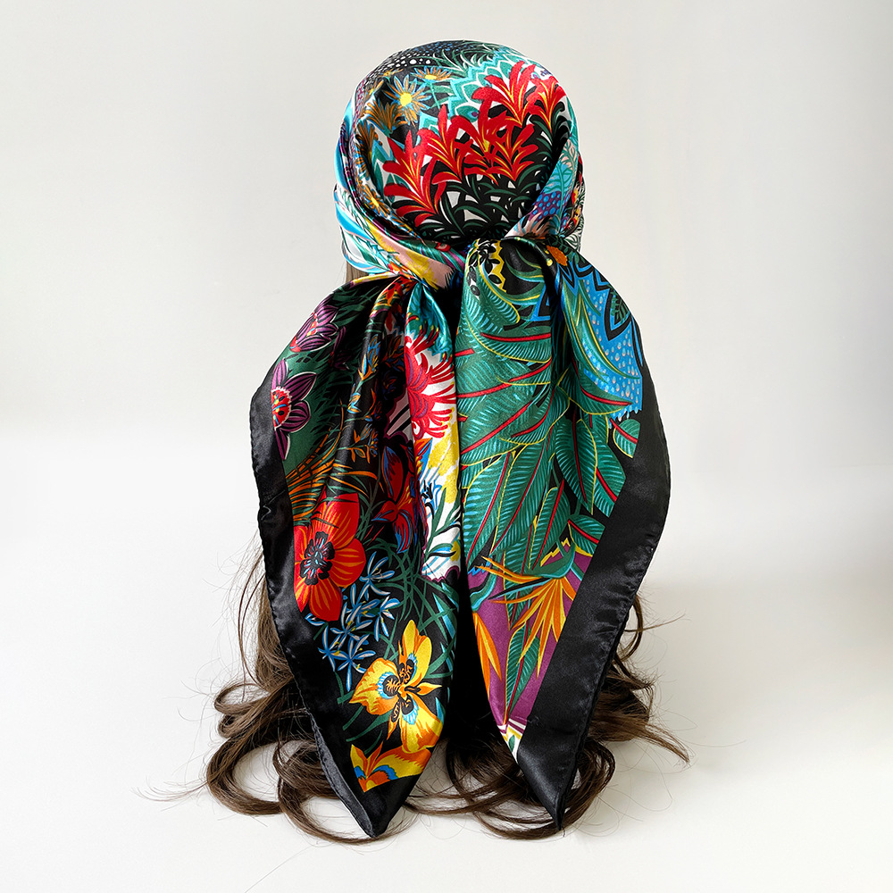 Square Silk Scarf Women Luxury - Luxury Skincare Headband recension och pris