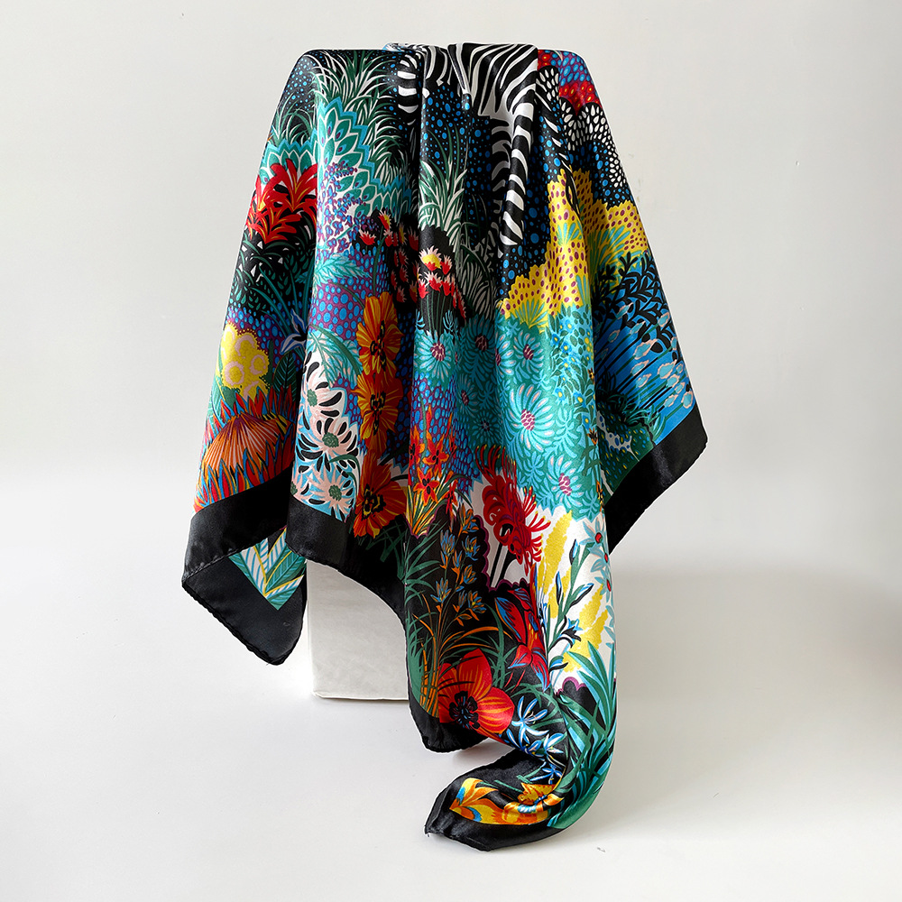 Square Silk Scarf Women Luxury - Luxury Skincare Headband recension och pris