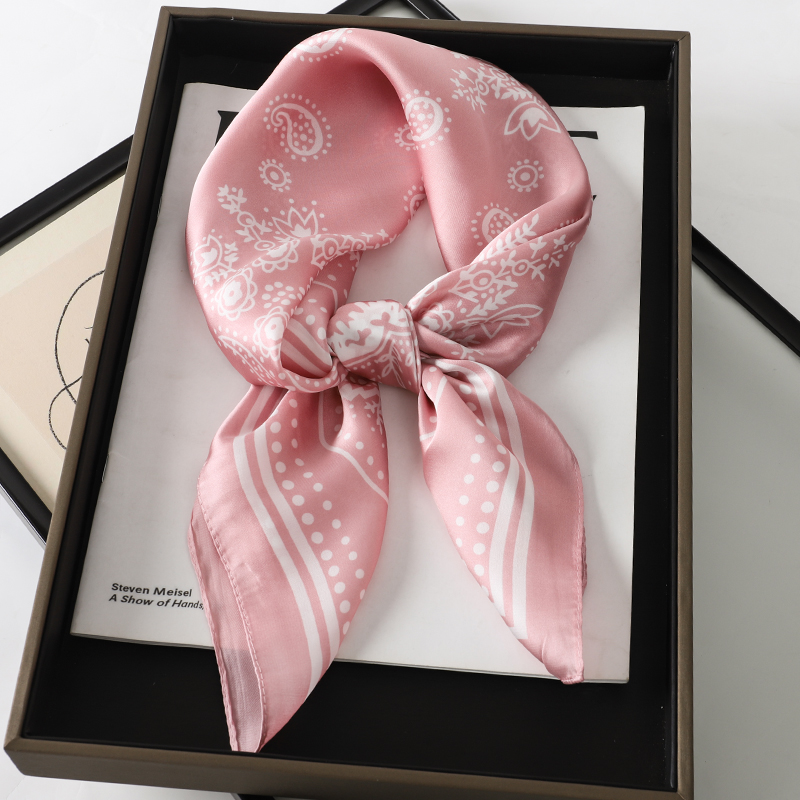 Luxury Brand Silk Square Paisl - Luxury Skincare Headband recension och pris