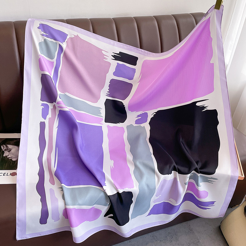 90*90cm Luxury Brand Silk Squa - Luxury Skincare Headband recension och pris
