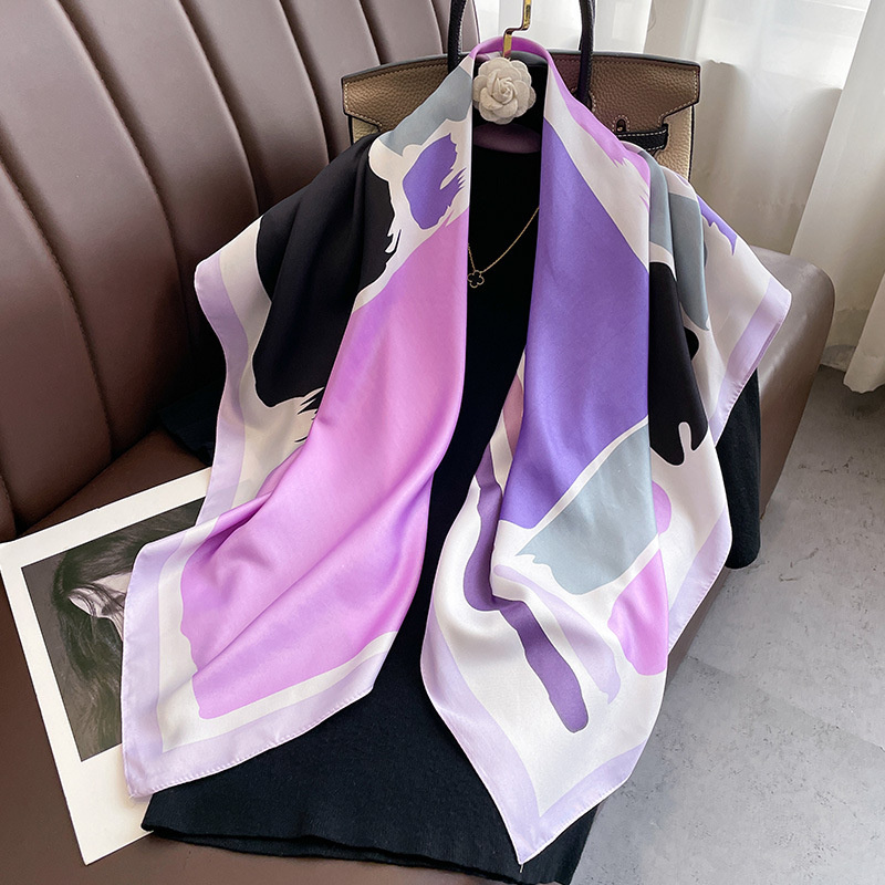 90*90cm Luxury Brand Silk Squa - Luxury Skincare Headband recension och pris